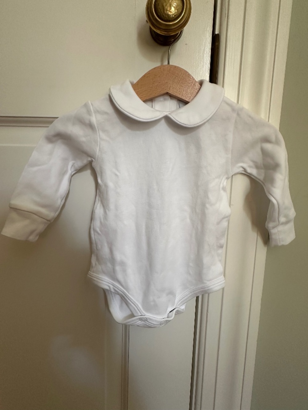 Little English White Collar Bodysuit 3M